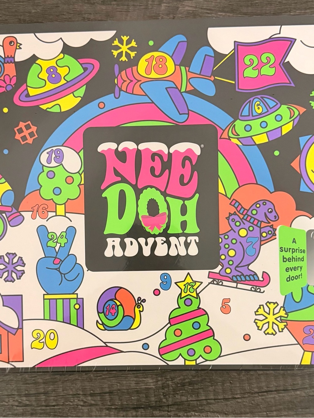 Advent Countdown Playset — Neon Multi-Color